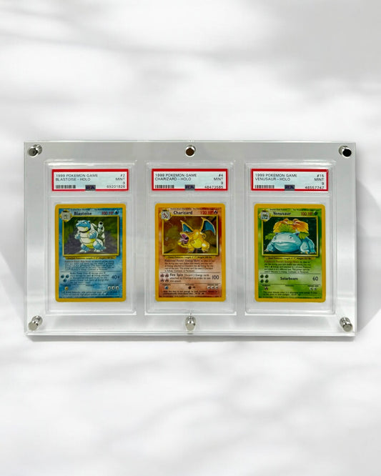 3 Grid PSA/CGC Transparent Desktop Frame