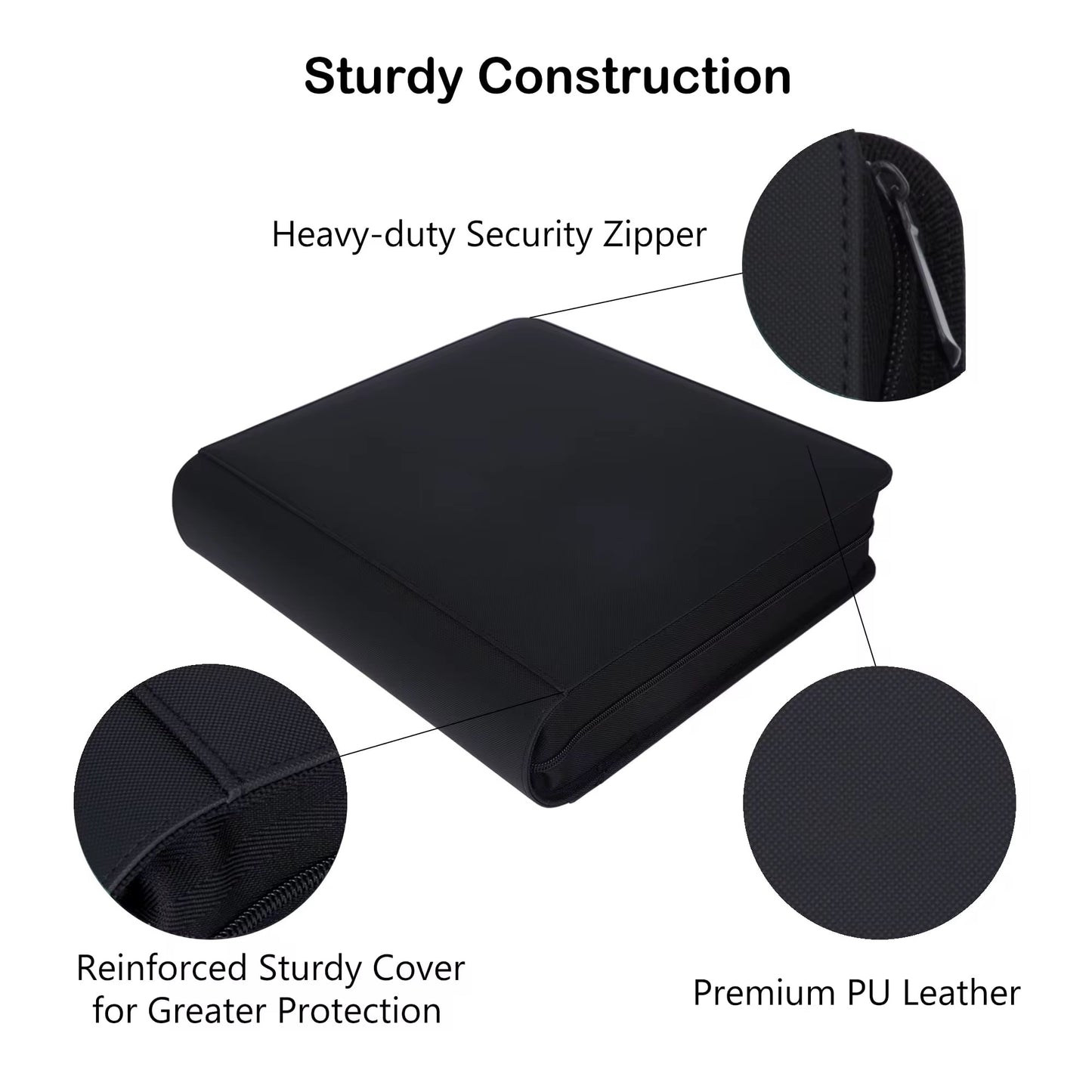 Universal Slab Binder – Holds 60 Slabs (Black)