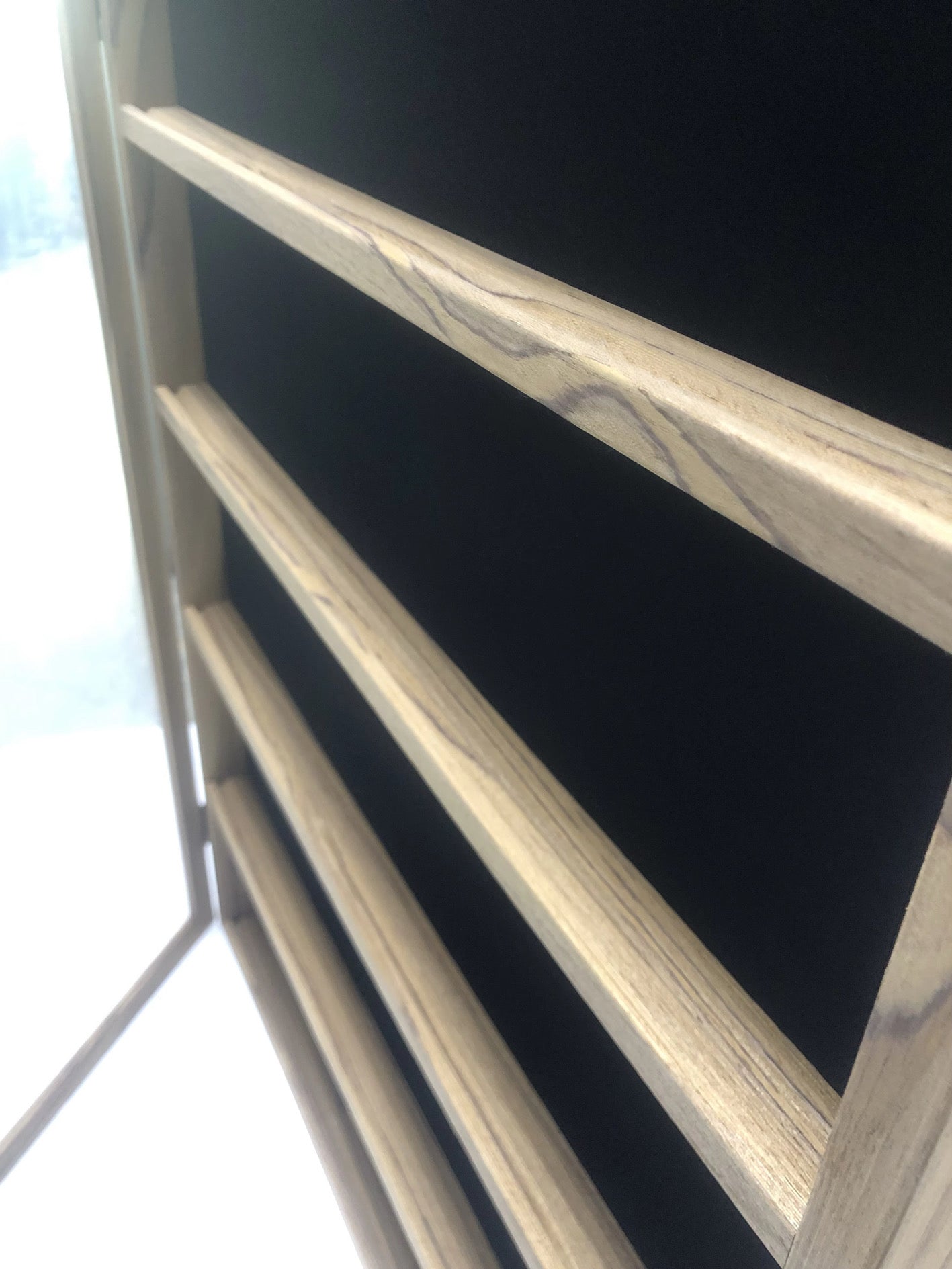 5 Level Universal Card Cabinet Frame Midnight Black UV Protected