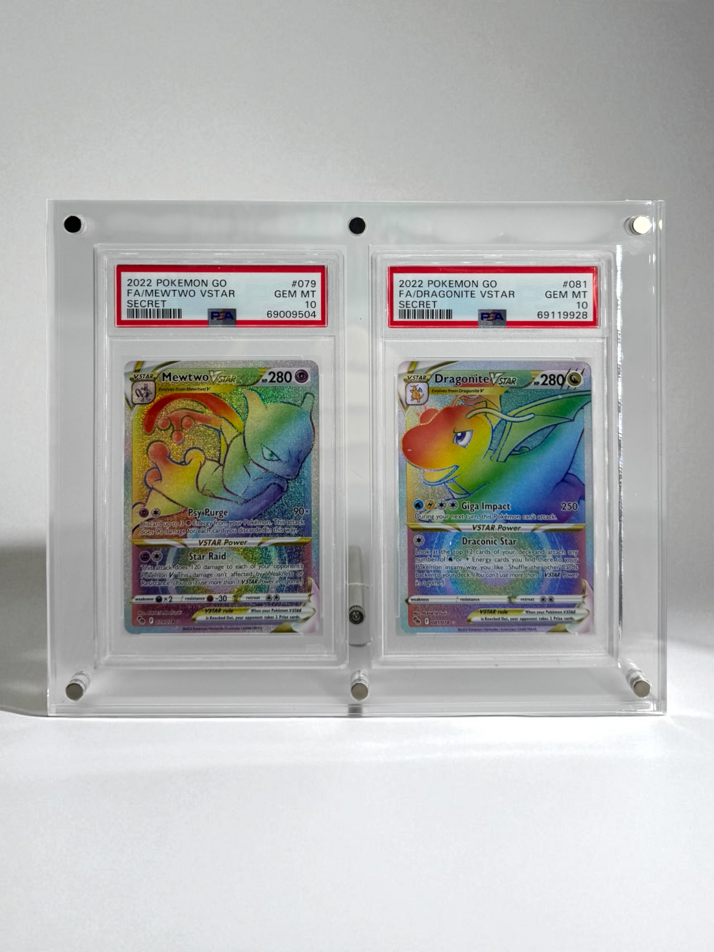 2 Grid PSA/CGC Transparent Desktop Frame