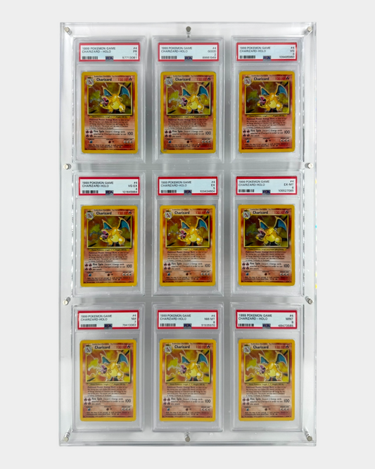9 Grid PSA/CGC Transparent Desktop Frame