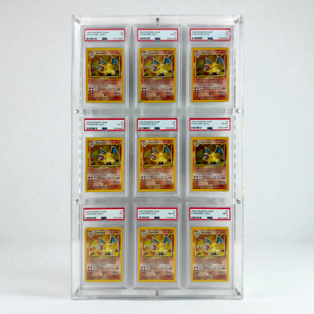 9 Grid PSA/CGC Transparent Desktop Frame