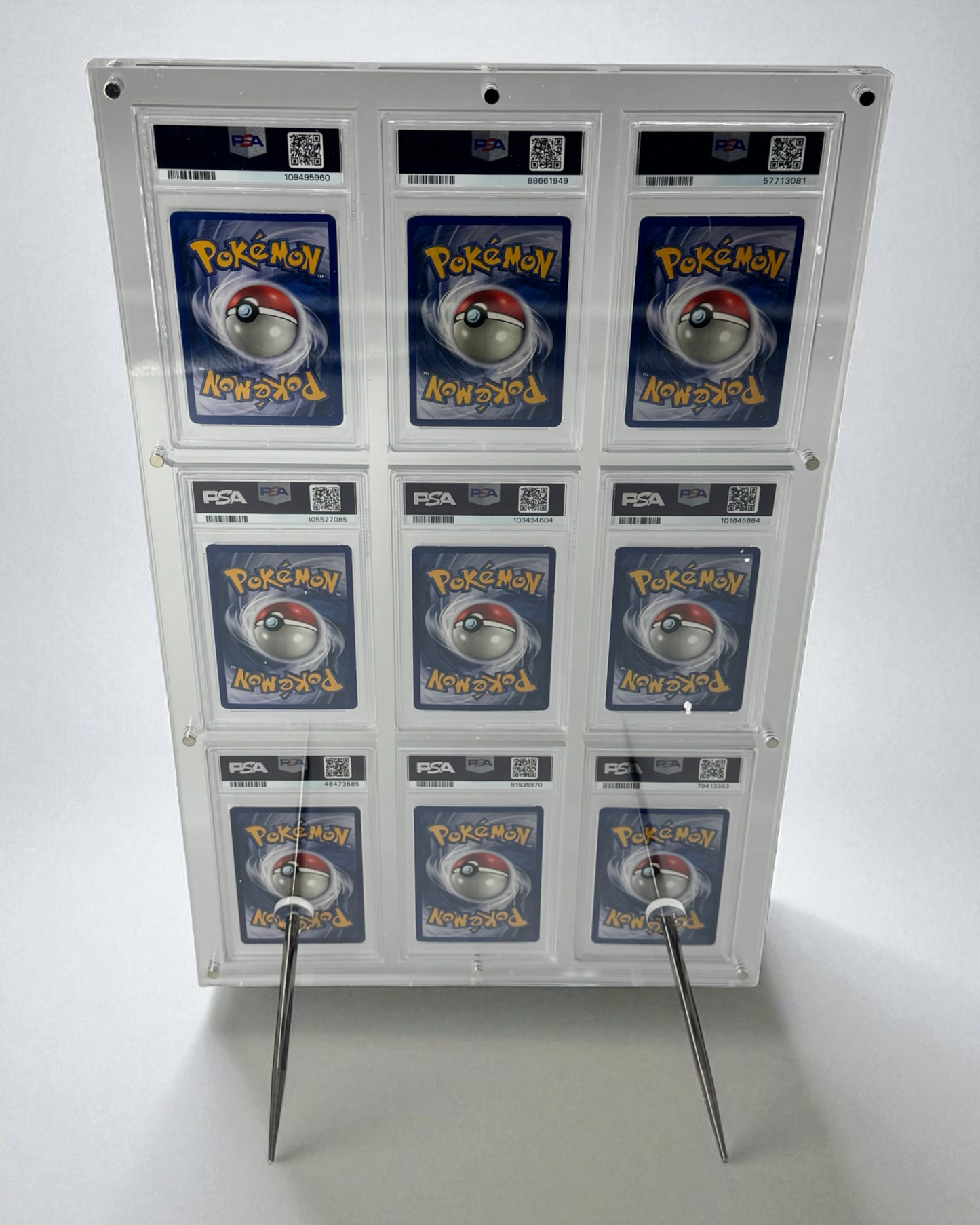 9 Grid PSA/CGC Transparent Desktop Frame
