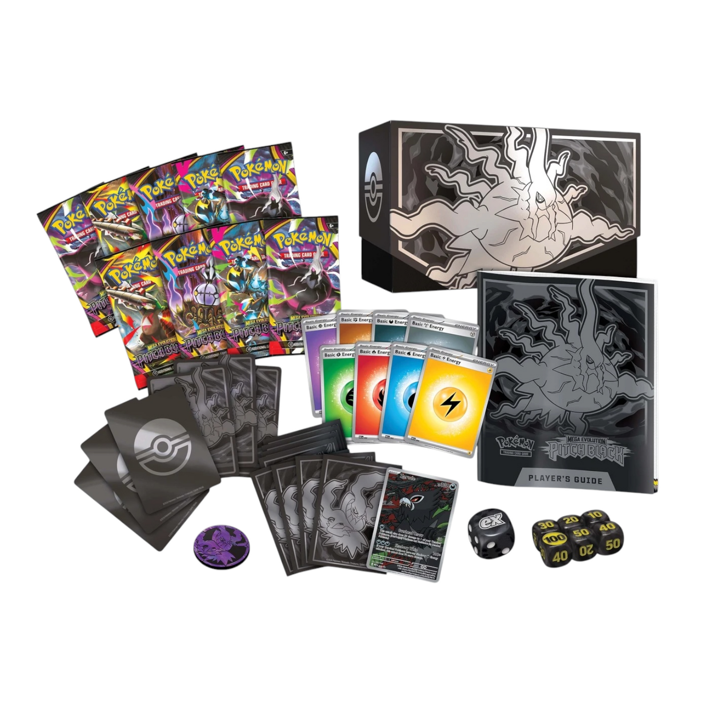 Pokemon TCG: Mega Evolutions 5 Pitch Black Elite Trainer Box