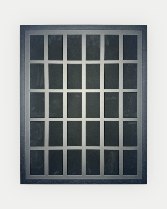 30 Grid PSA/CGC Wall Frame Midnight Black