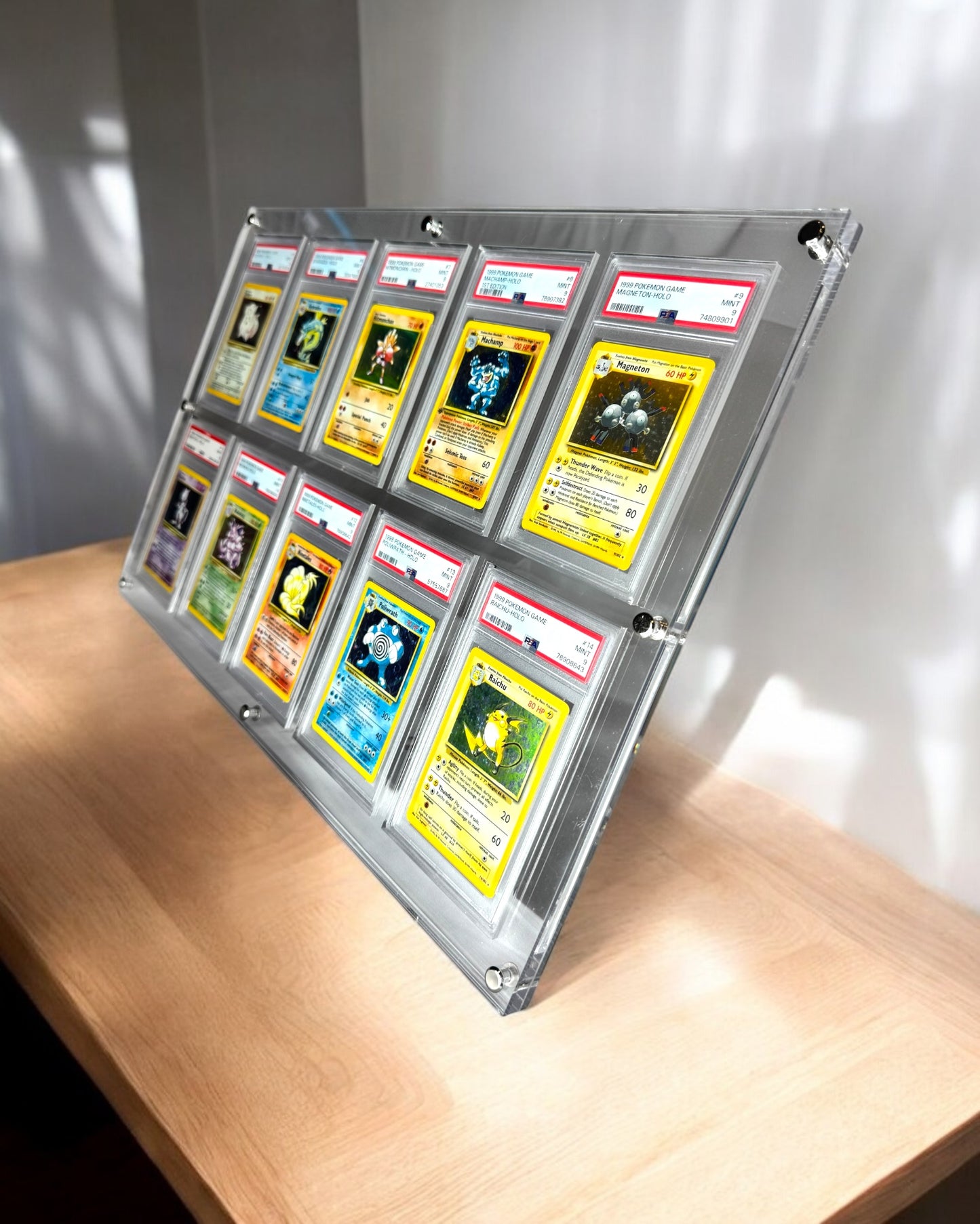 10 Grid PSA/CGC Transparent Desktop Frame