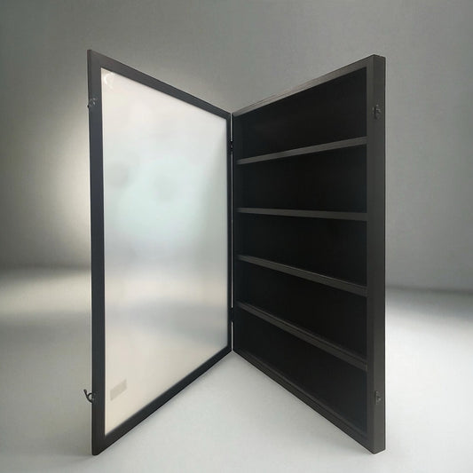 5 Level Universal Card Cabinet Frame Midnight Black UV Protected