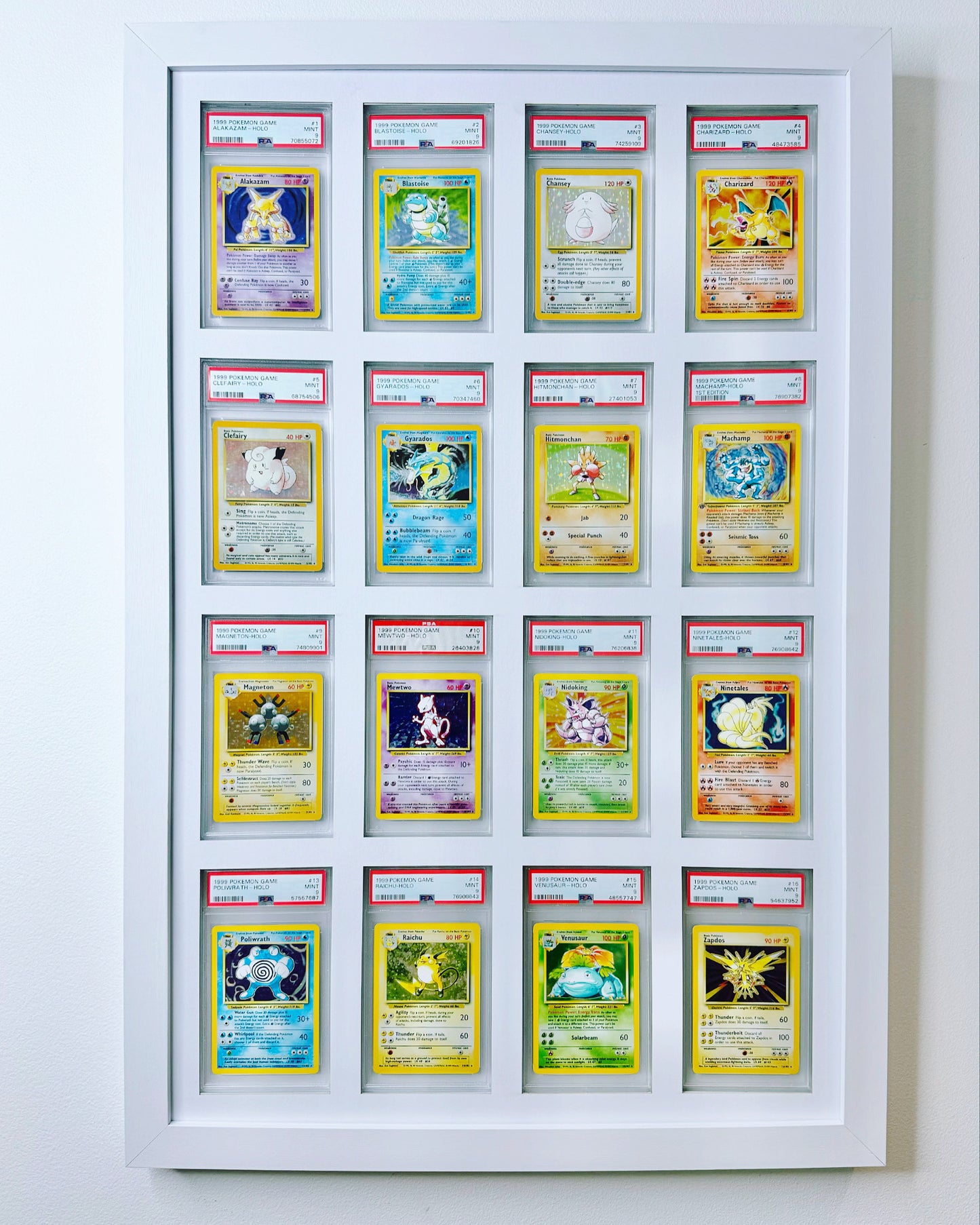 Sold Out: Pre Order - 16 Grid PSA/CGC Wall Frame