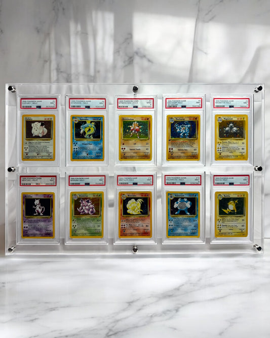 10 Grid PSA/CGC Transparent Desktop Frame