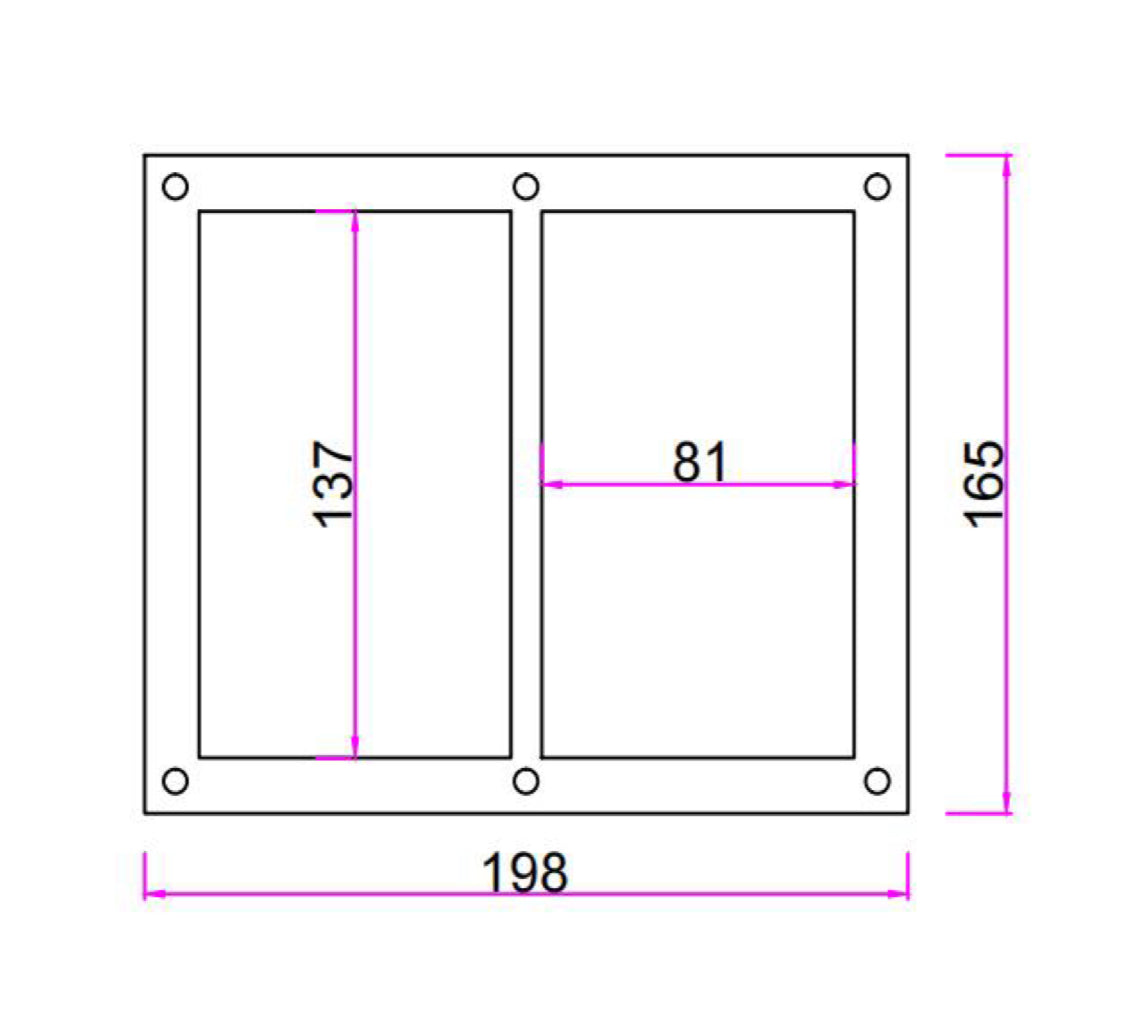 2 Grid PSA/CGC Transparent Desktop Frame