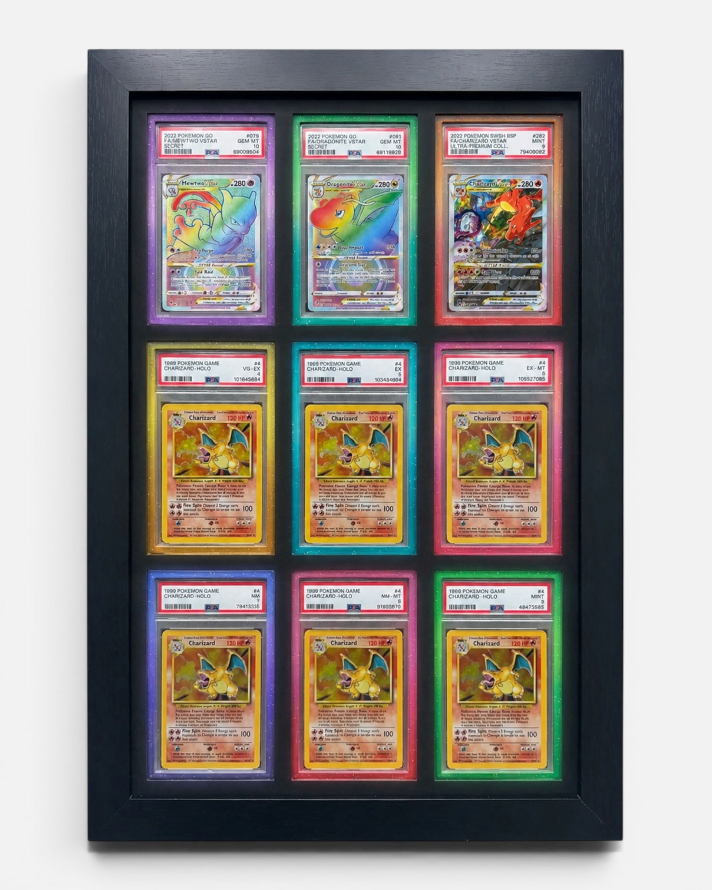 PRE ORDER: 9 Slot PSA/CGC Card Guard Wall Frame