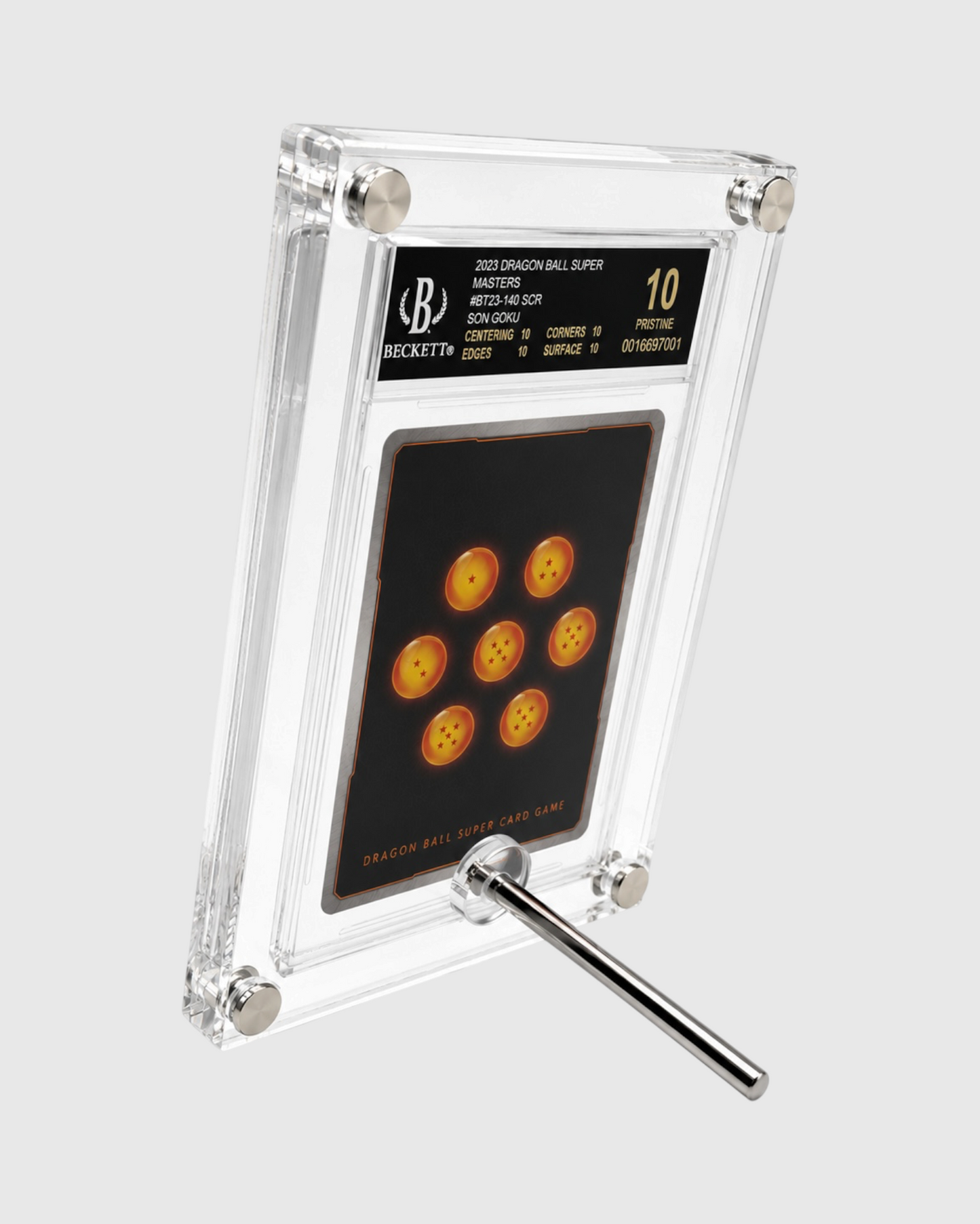 PRE ORDER: BGS Single Grid Transparent Card Stand