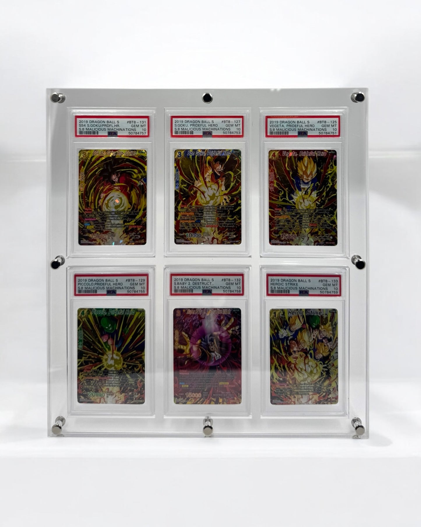 6 Grid PSA/CGC Transparent Desktop Frame