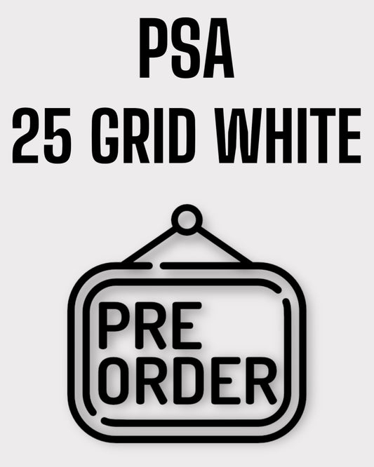 PRE ORDER: 25 Grid WHITE PSA/CGC Wall Frame