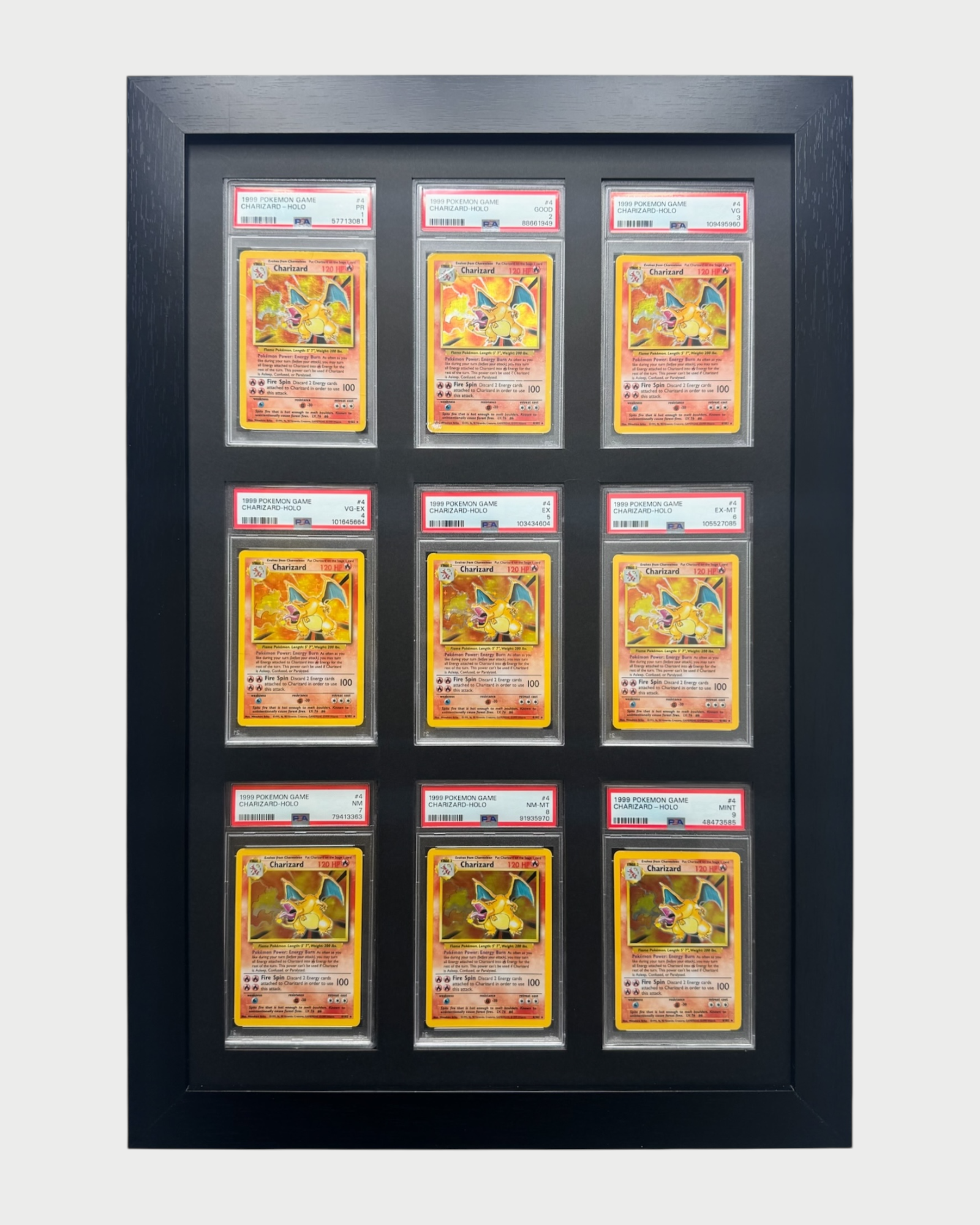 9 Grid PSA/CGC Wall Frame CardMasterFraming 9 Grid PSA/CGC Wall Frame CardMasterFraming