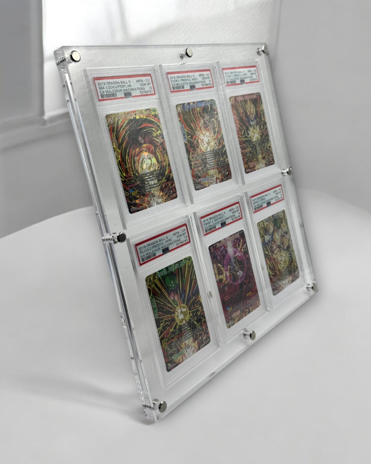 6 Grid PSA/CGC Transparent Desktop Frame