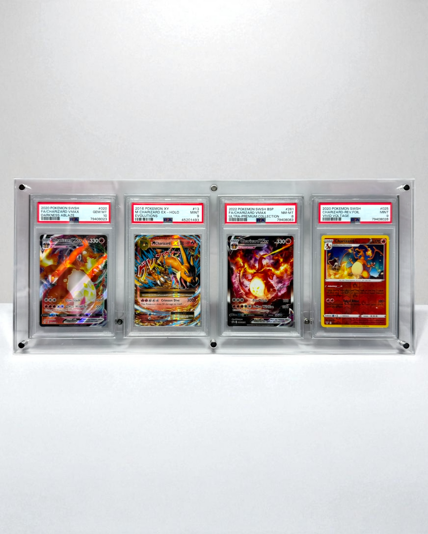 4 Grid PSA/CGC Transparent Desktop Frame