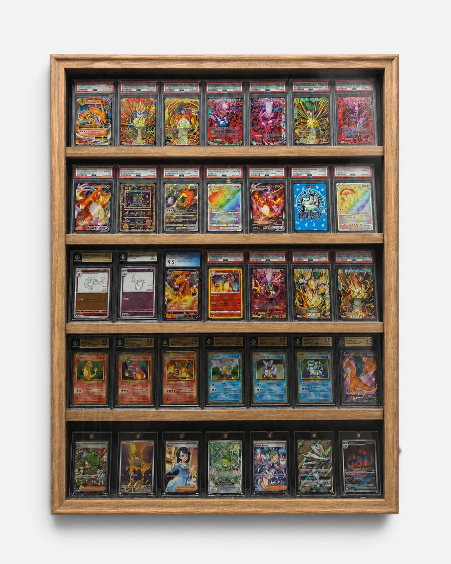 5 Level Universal Card Cabinet Frame UV Protected