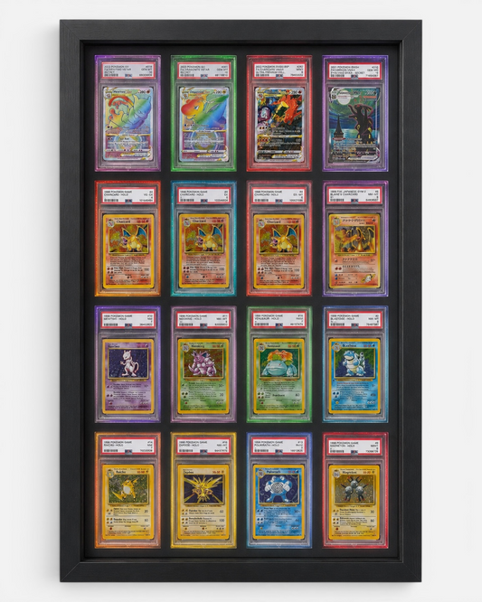PRE ORDER: 16 Slot PSA/CGC Card Guard Wall Frame