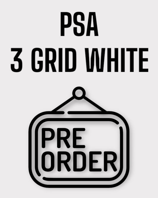 PRE ORDER: 3 Grid PSA/CGC WHITE Wall Frame