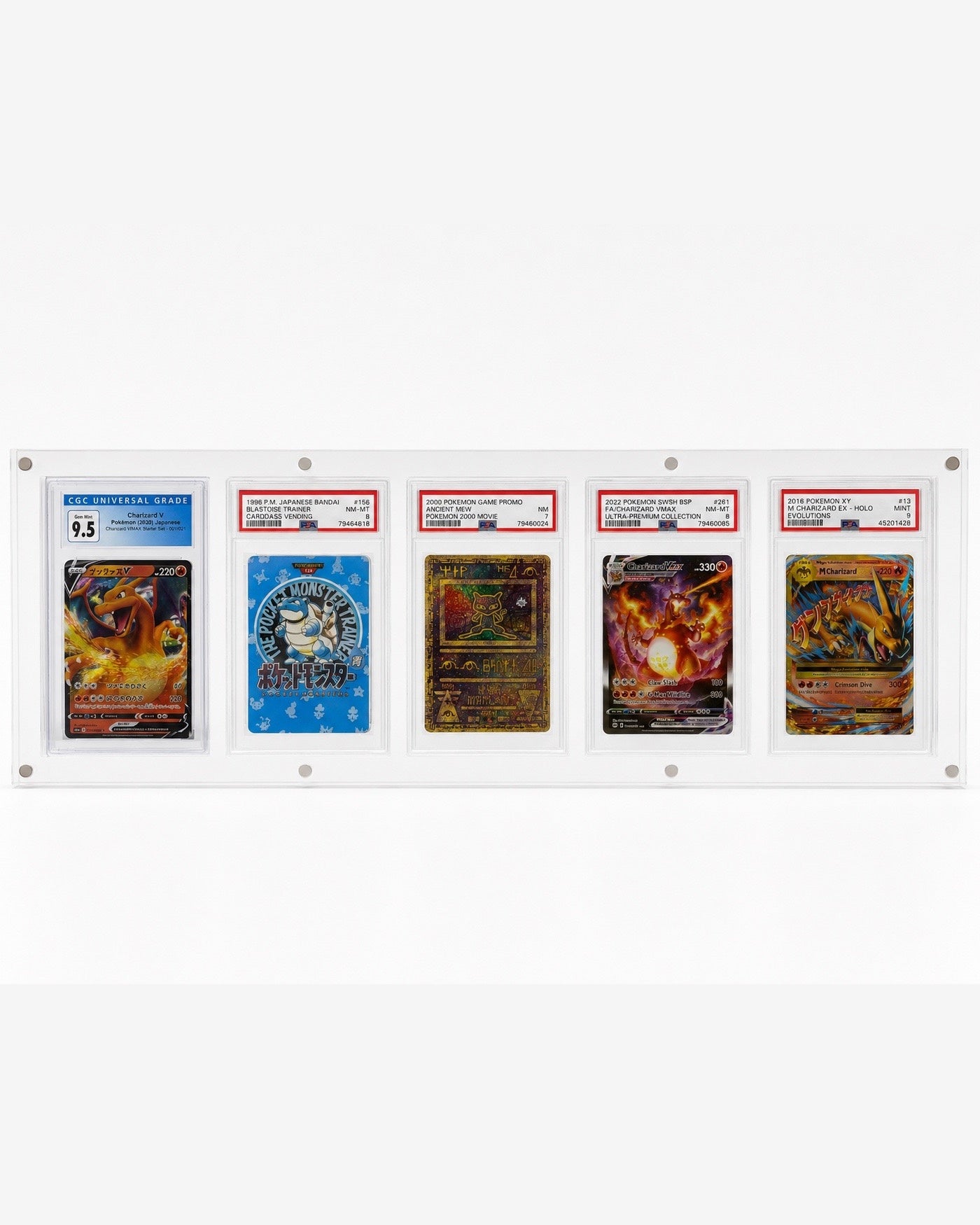 5 Grid PSA/CGC Transparent Desktop Frame