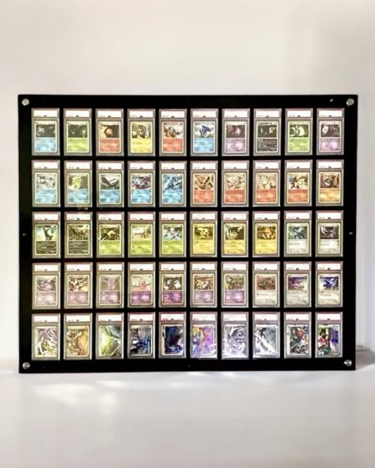 PRE ORDER: 50 Grid PSA/CGC Acrylic Wall Frame with UV Protection