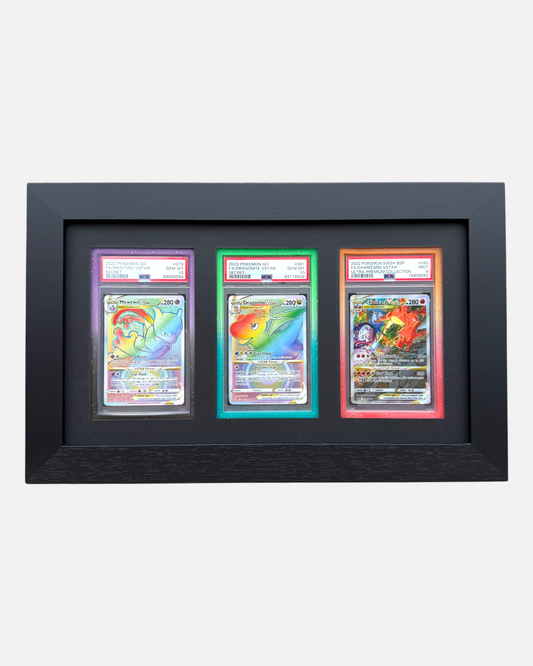 PRE ORDER: 3 Slot PSA/CGC Card Guard Wall Frame