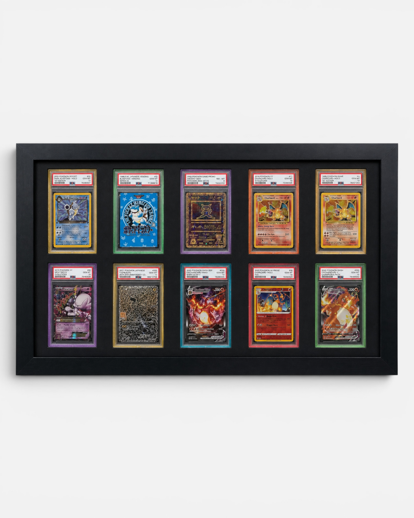PRE ORDER: 10 Slot PSA/CGC Card Guard Wall Frame