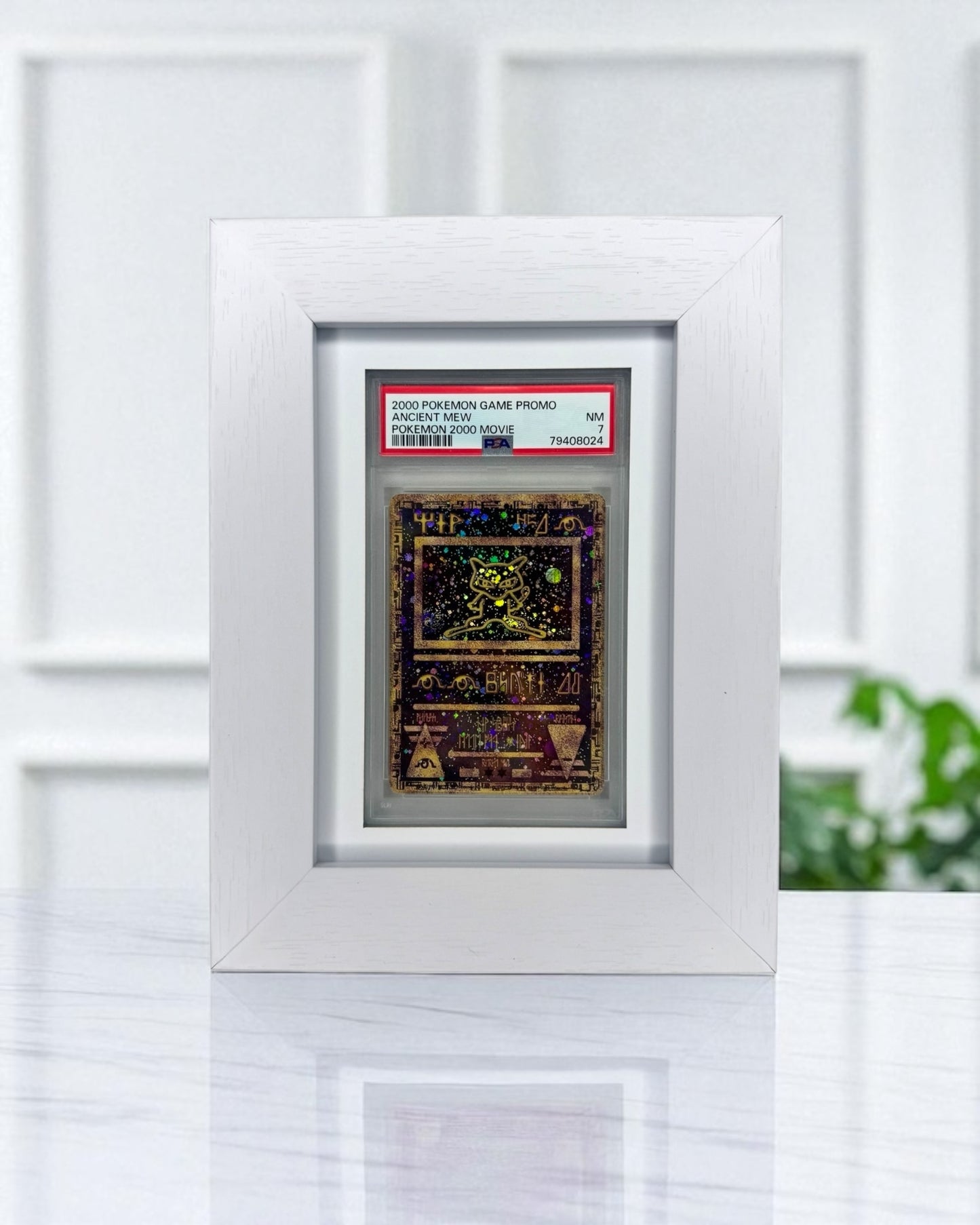 1 Grid PSA/CGC WHITE Wall Frame