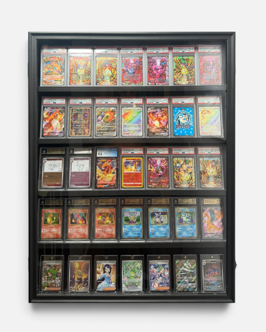 5 Level Universal Card Cabinet Frame Midnight Black UV Protected
