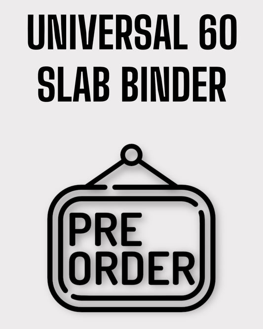 Universal Slab Binder – Holds 60 Slabs (Black)