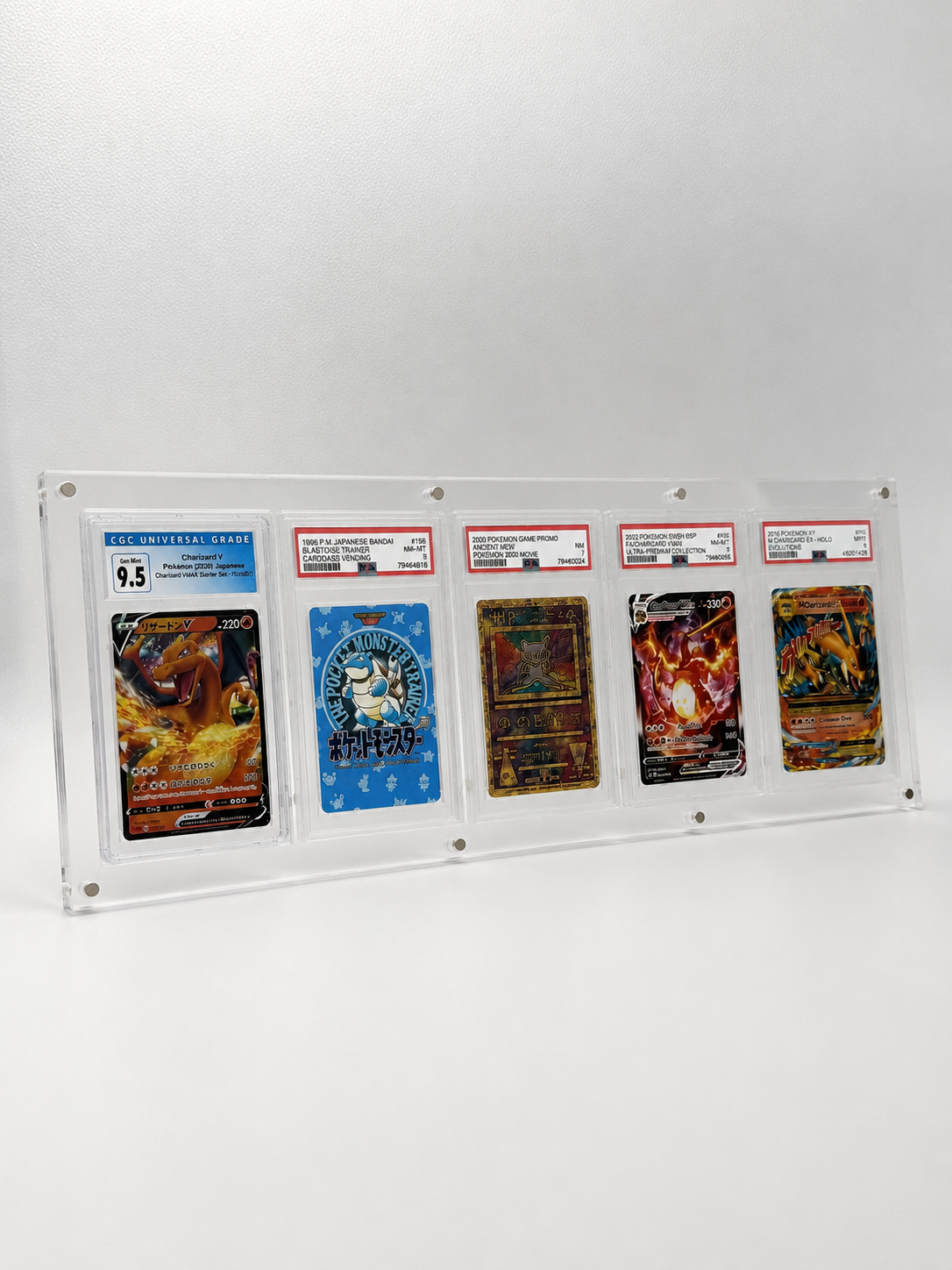 5 Grid PSA/CGC Transparent Desktop Frame