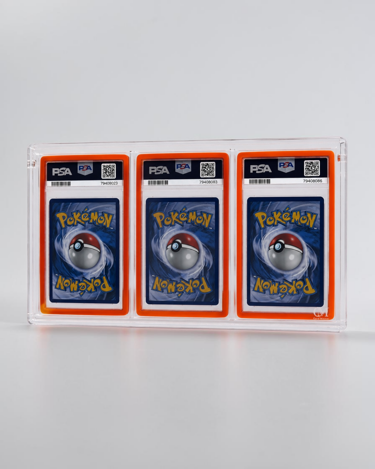 3 PSA/CGC Acrylic Slab Protector Case For Card Guards– UV Shielded Magnetic Display