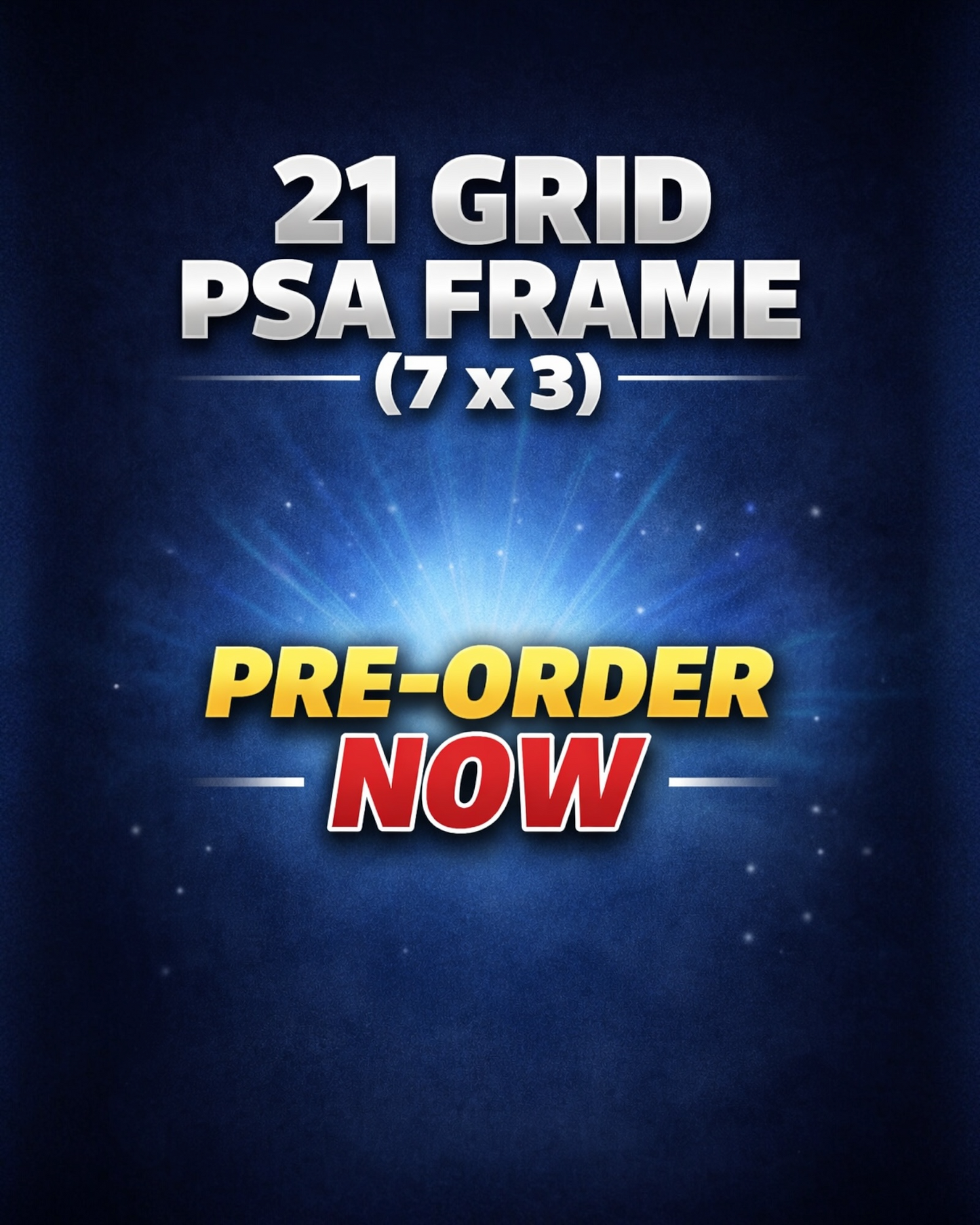 Pre Order: 21 Grid PSA/CGC Wall Frame 7x3 Layout