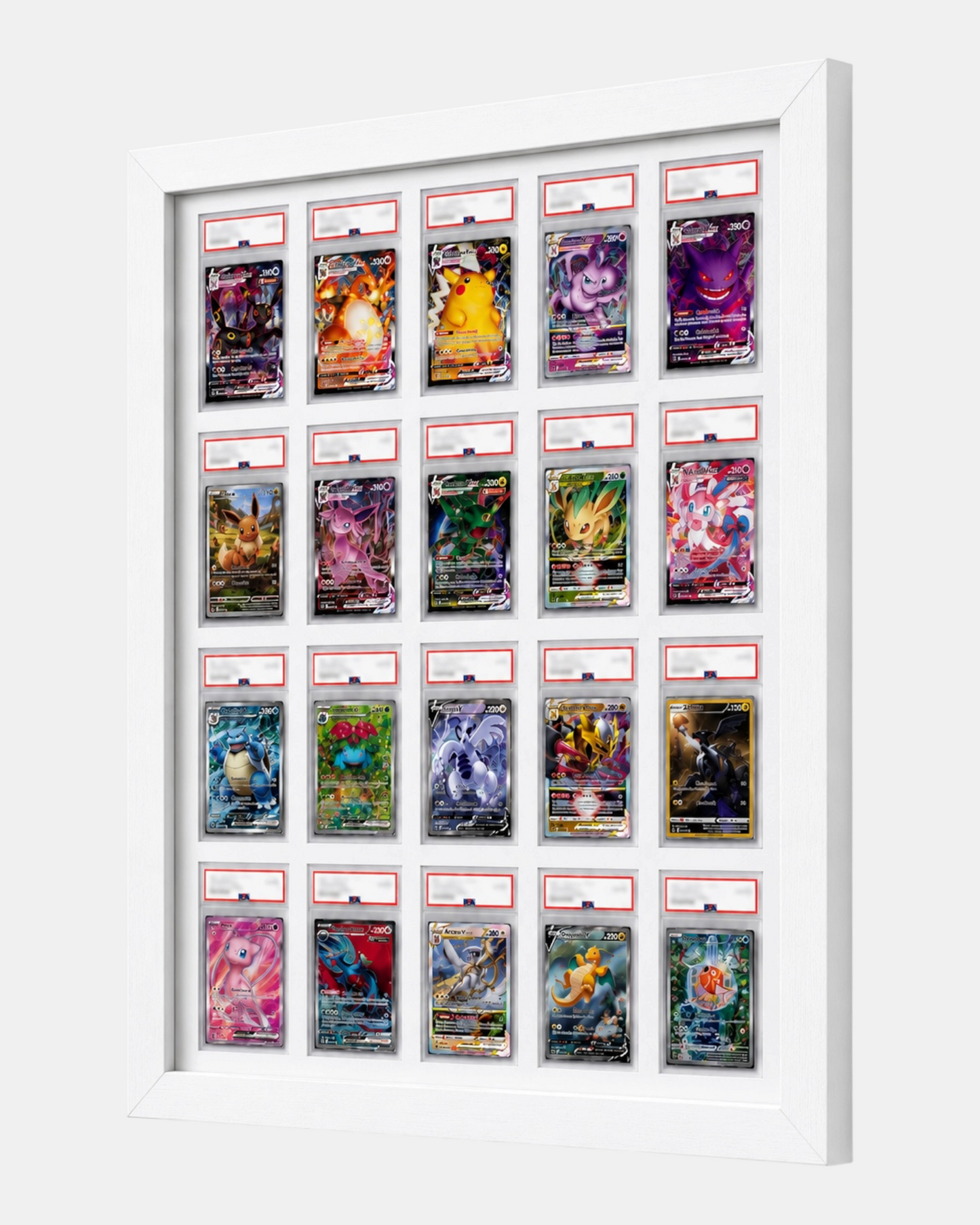 PRE ORDER: 20 Grid PSA/CGC White Wall Frame 5x4 Layout