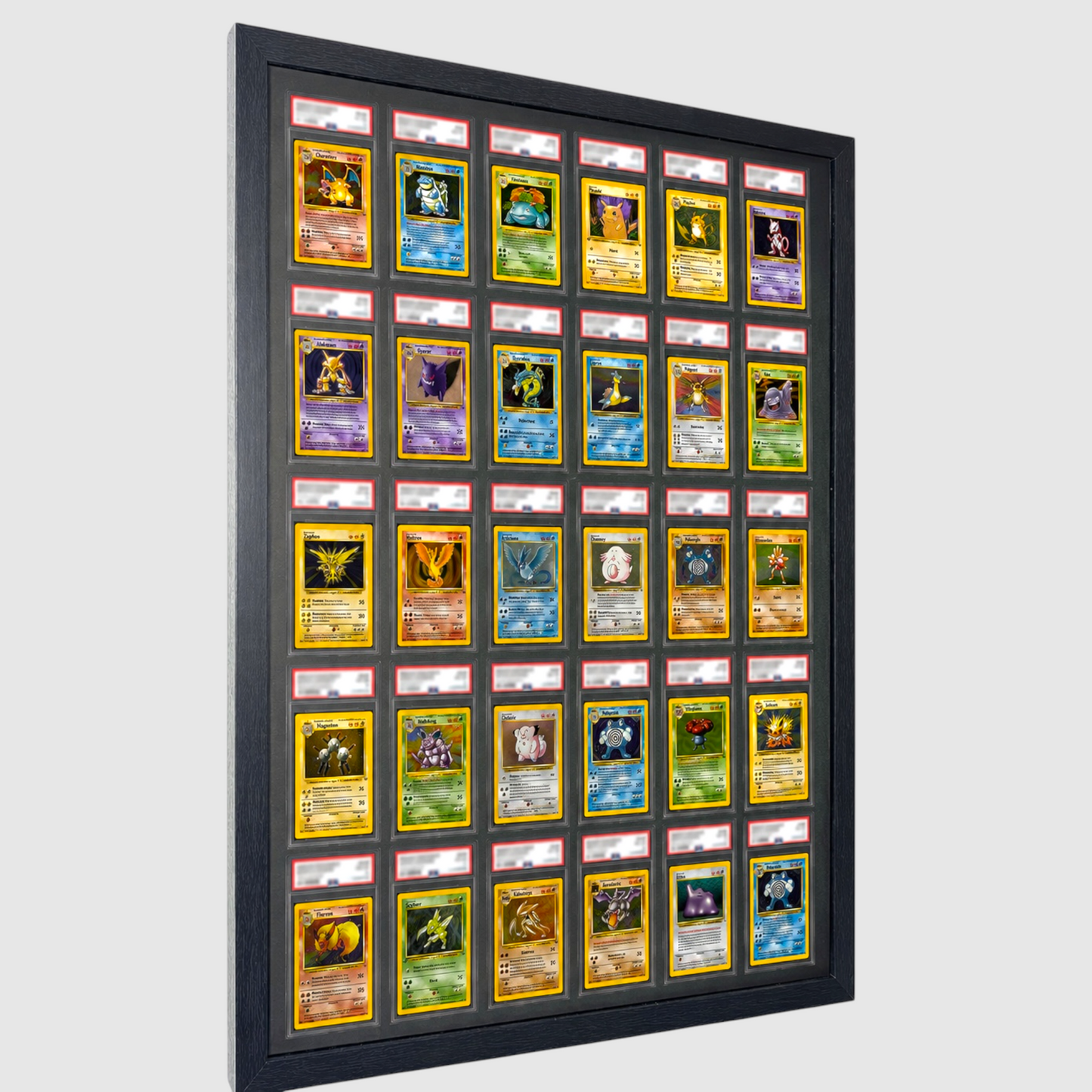 30 Grid PSA/CGC Wall Frame Midnight Black