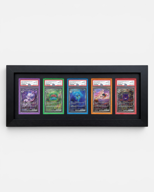 PRE ORDER: 5 Slot PSA/CGC Card Guard Wall Frame