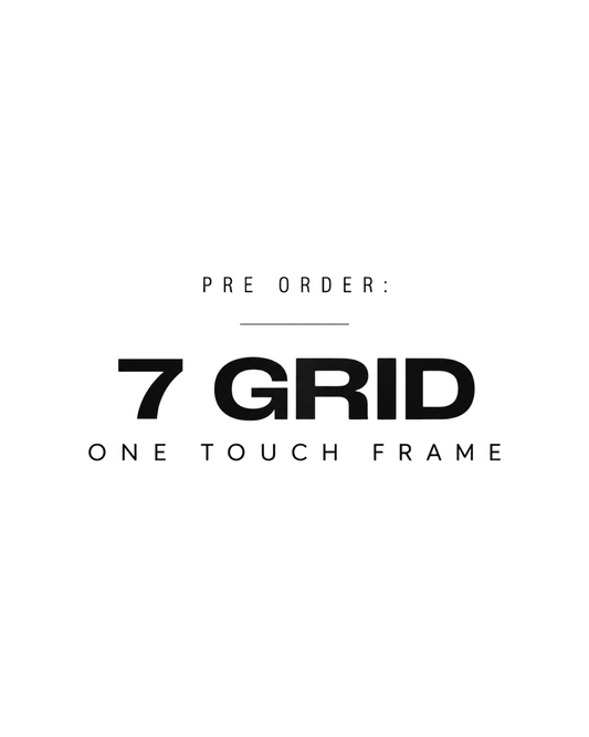 7 Grid ONE TOUCH Wall Frame 7x1 Layout 35-130Pt