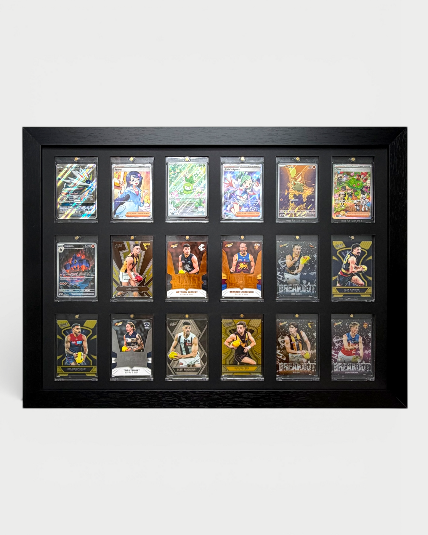 18 Grid 6x3 ONE TOUCH Wall Frame 35-130Pt