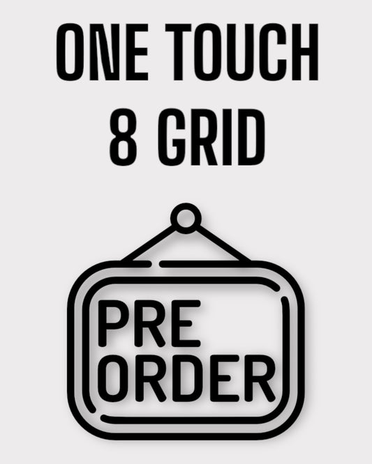 PRE ORDER: 8 Grid ONE TOUCH Wall Frame 4x2 Layout 35-130Pt