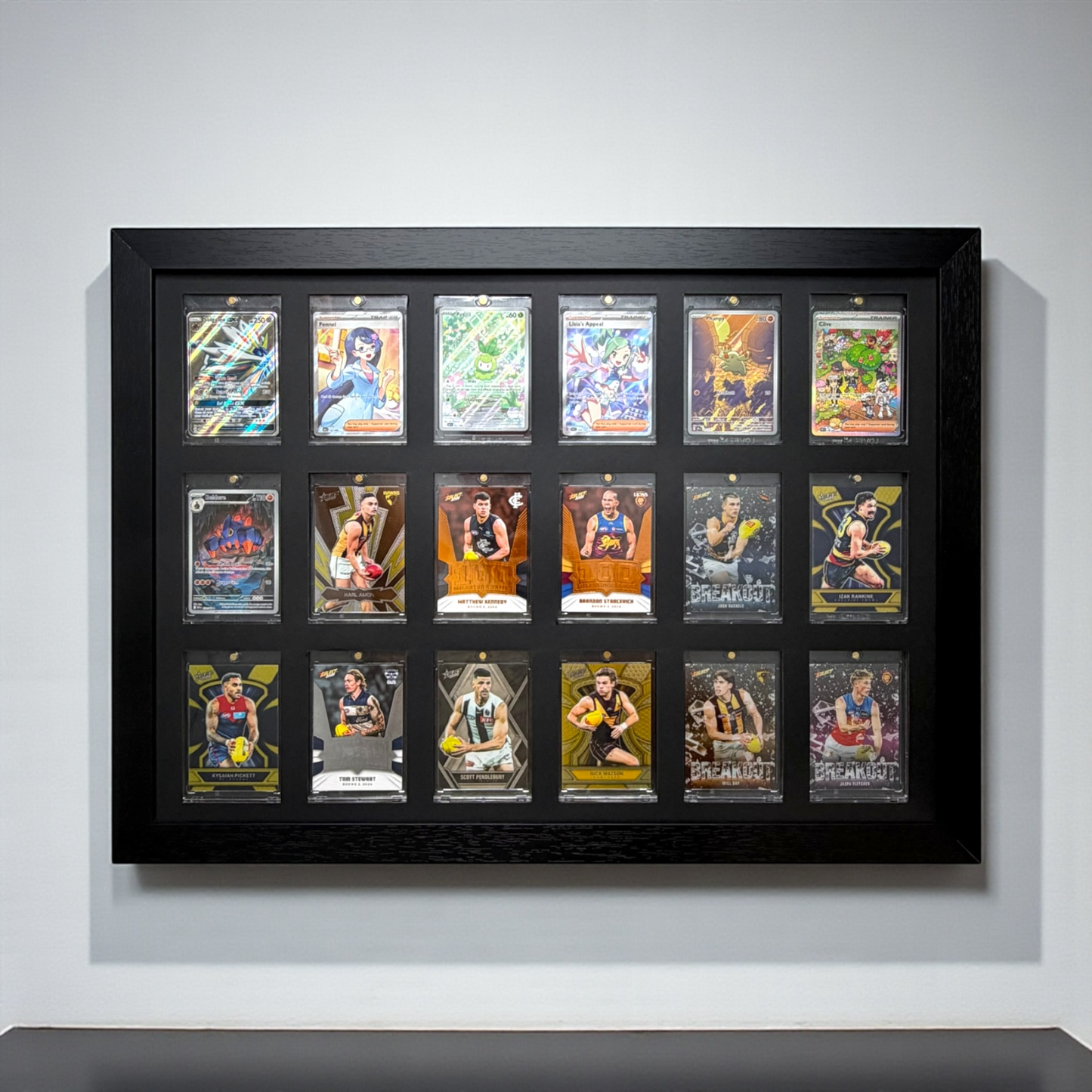 18 Grid 6x3 ONE TOUCH Wall Frame 35-130Pt