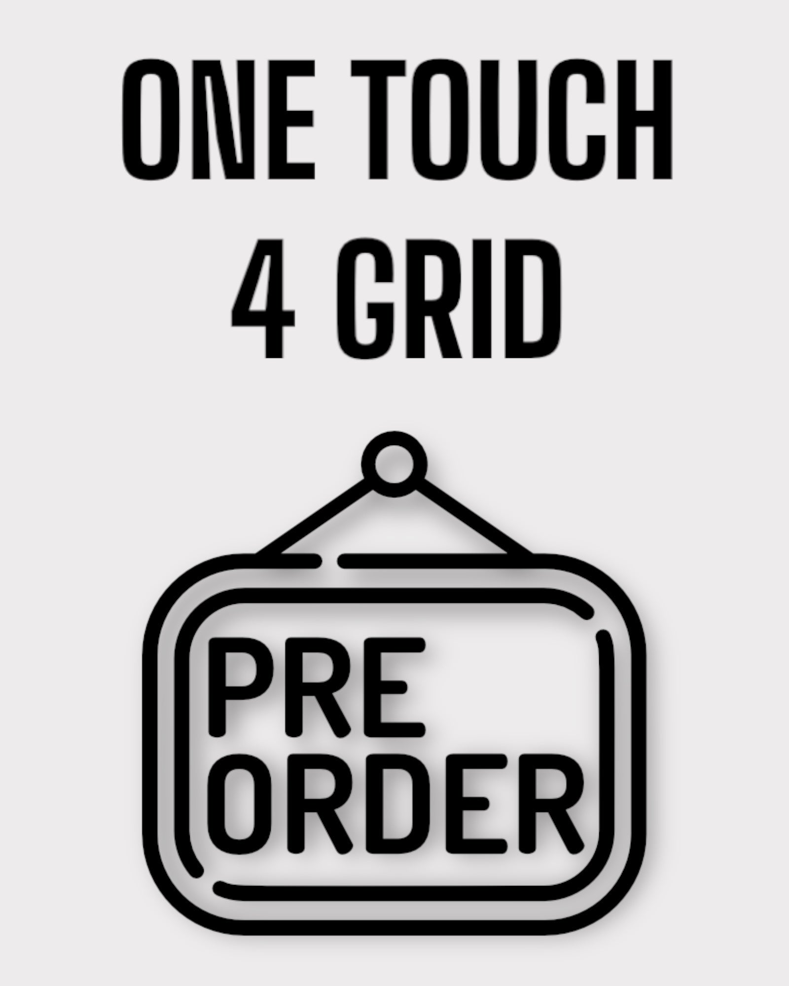 4 Grid ONE TOUCH Wall Frame 4x1 Layout 35-130Pt – CardMasterFraming
