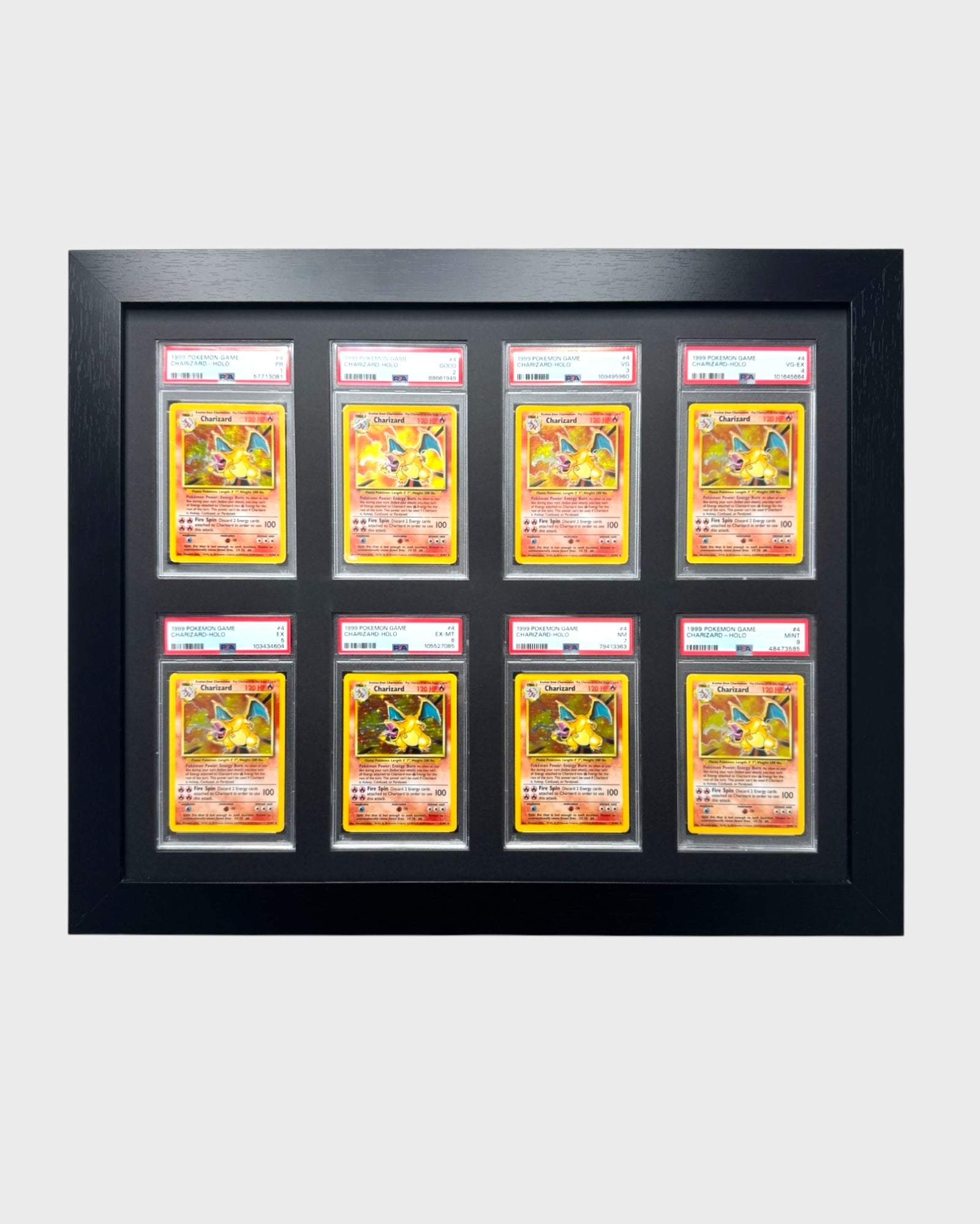 8 Grid PSA/CGC Wall Frame 4x2 – CardMasterFraming