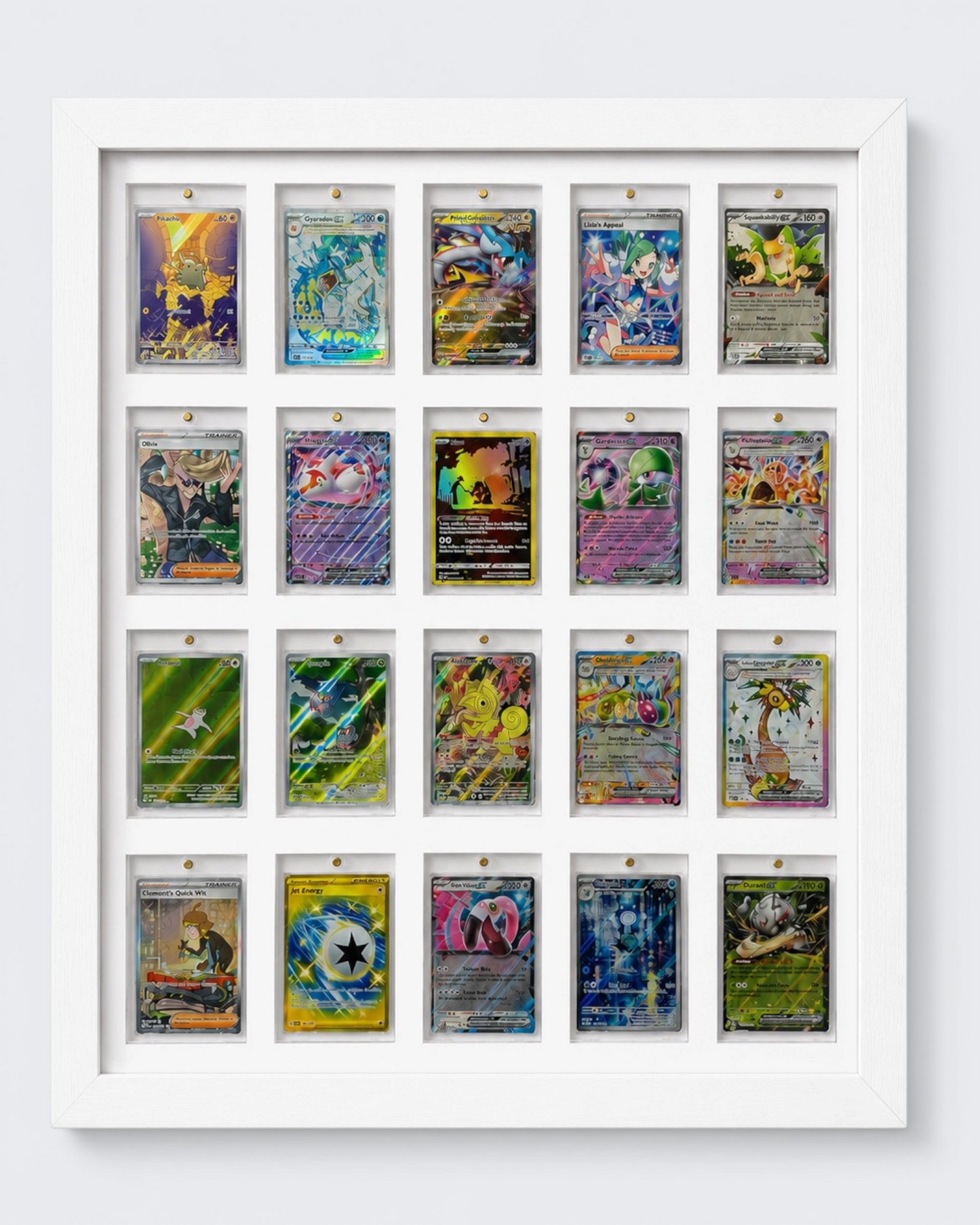 PRE ORDER: 20 Grid ONE TOUCH Wall Frame White 35-130Pt