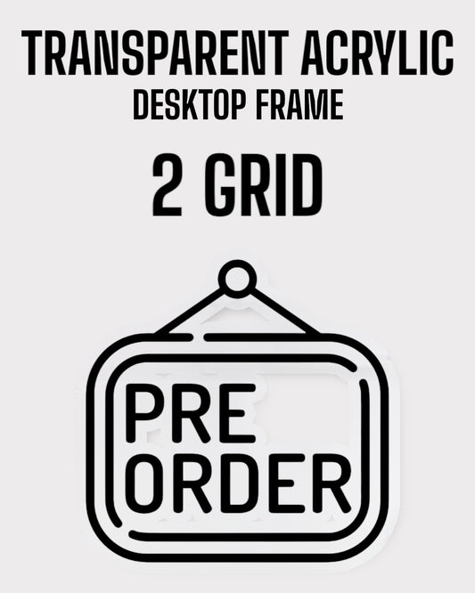 PRE ORDER: 2 Grid PSA/CGC Transparent Desktop Frame
