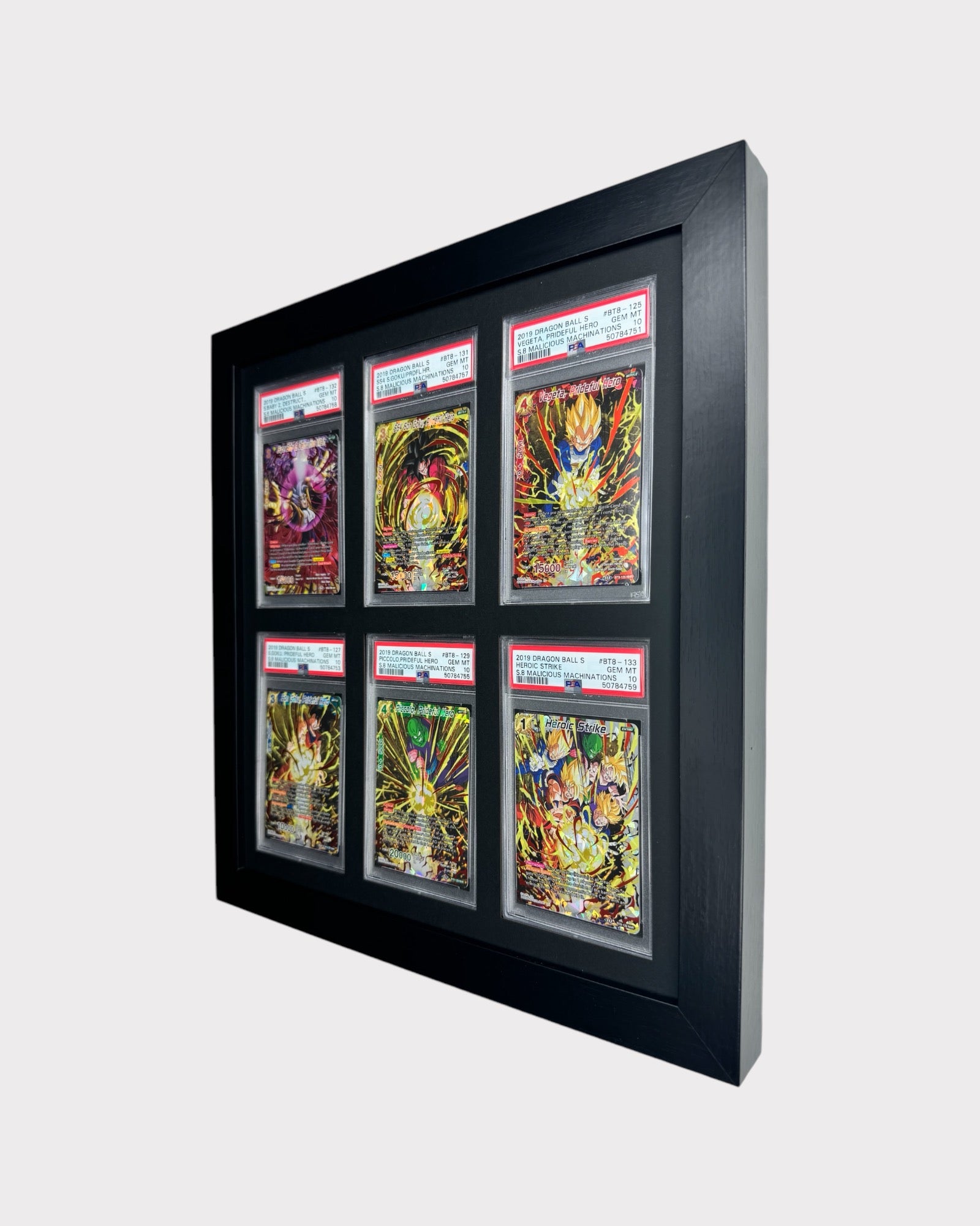 6 Grid PSA/CGC Wall Frame 3x2 Layout – CardMasterFraming