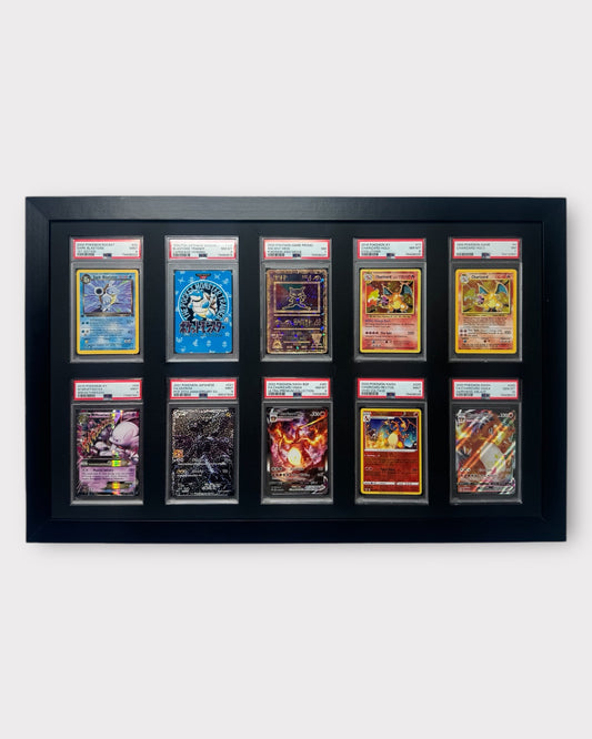 Sold Out: Pre Order - 10 Grid PSA/CGC Wall Frame 5x2 Layout
