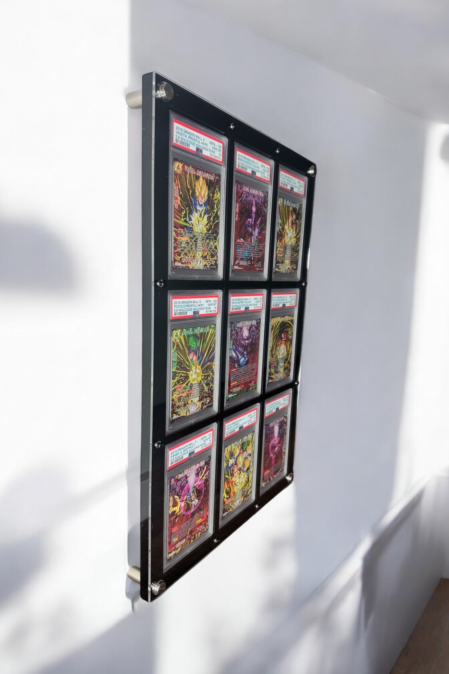 9 Grid PSA/CGC Acrylic Wall Frame with UV Protection