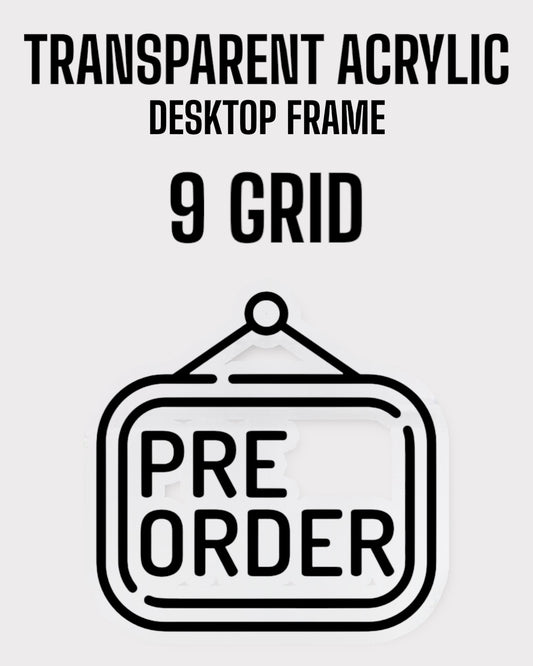 PRE ORDER: 9 Grid PSA/CGC Transparent Desktop Frame