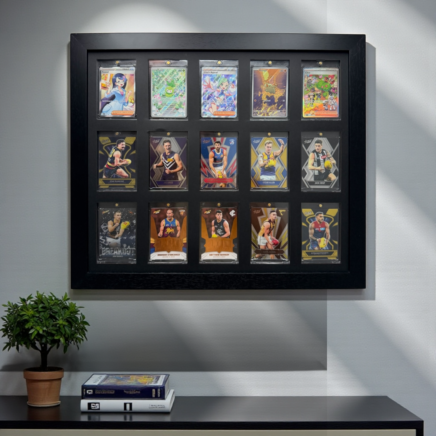 15 Grid 5x3 ONE TOUCH Wall Frame 35-130Pt